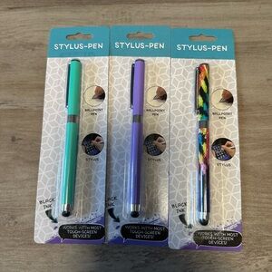 Stylus and ball Point pens x3 NEW